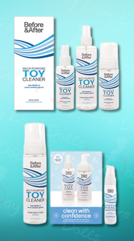 Sex Toy Cleaners - Before & After Introductory Bundle Kit