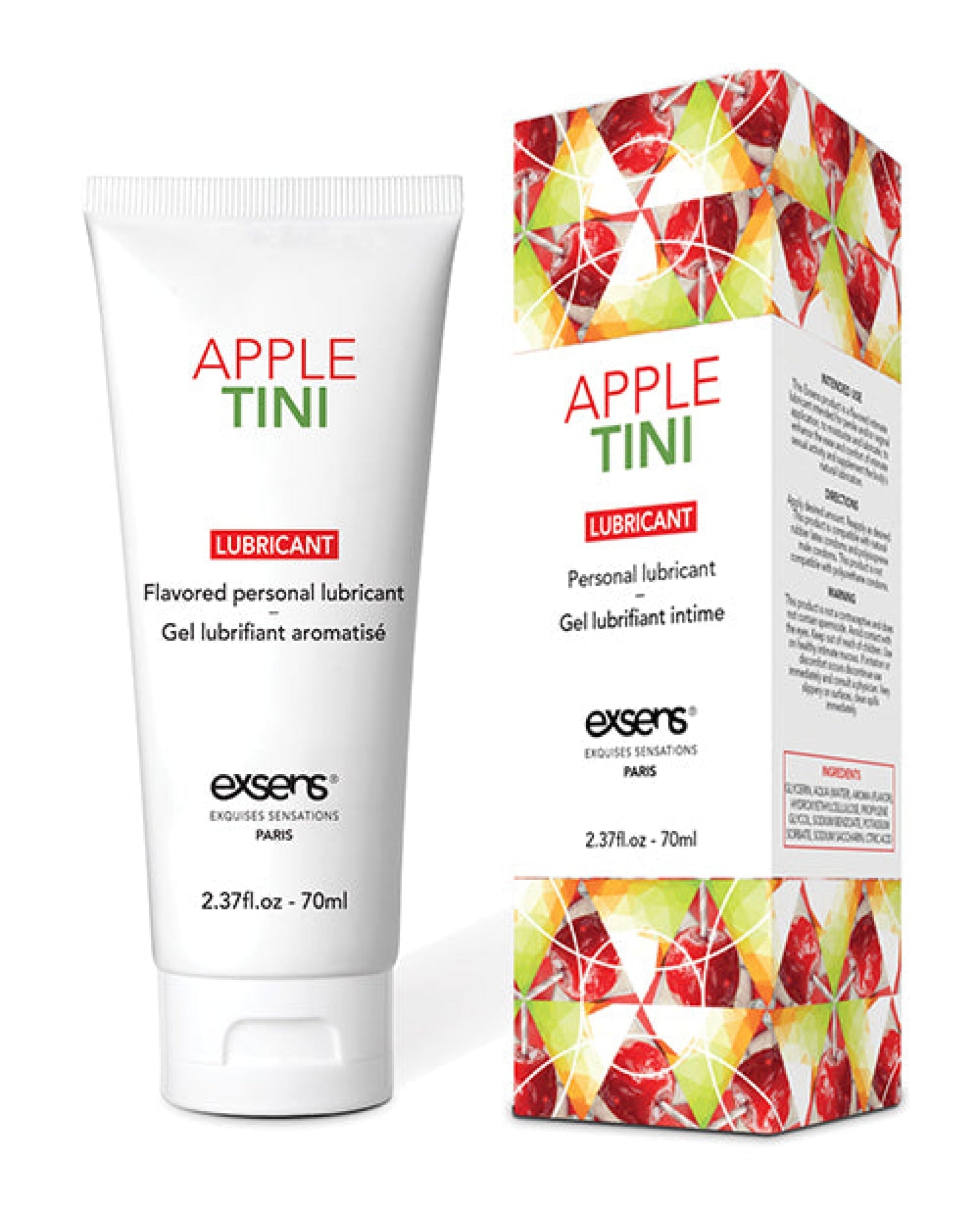 Exsens Of Paris Flavored Water Based Lubricant - Appletini