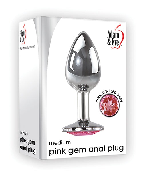 Adam & Eve Pink Gem Aluminium Anal Plug