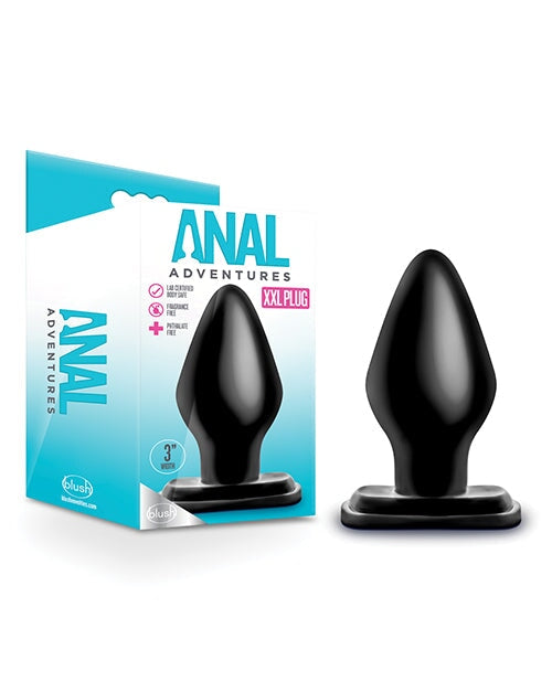 Blush Anal Adventures Xxl Plug - Black