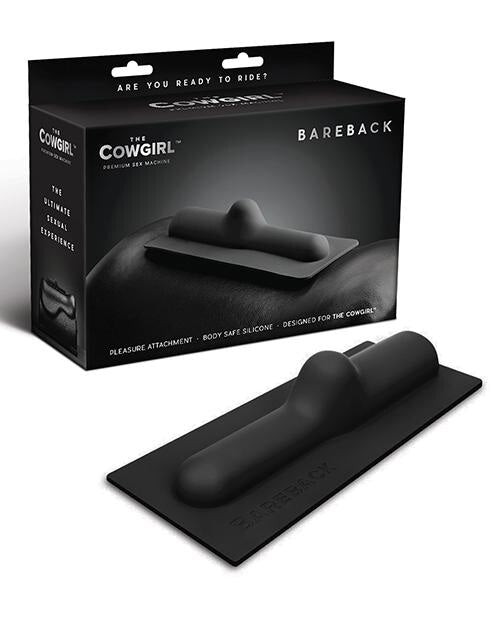 The Cowgirl Bareback Silicone Attachment - Black