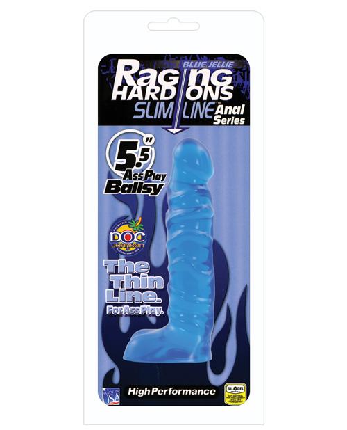 Raging Hard Ons Slimline Ballsy - Blue Jelly