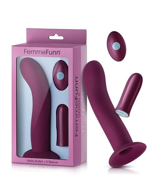 Femme Funn Versa Bullet W-shaft Sleeve - Dark Fuchsia