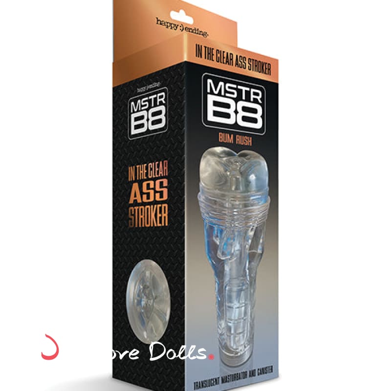 Mstr B8 In The Clear Anal Stroker - Clear