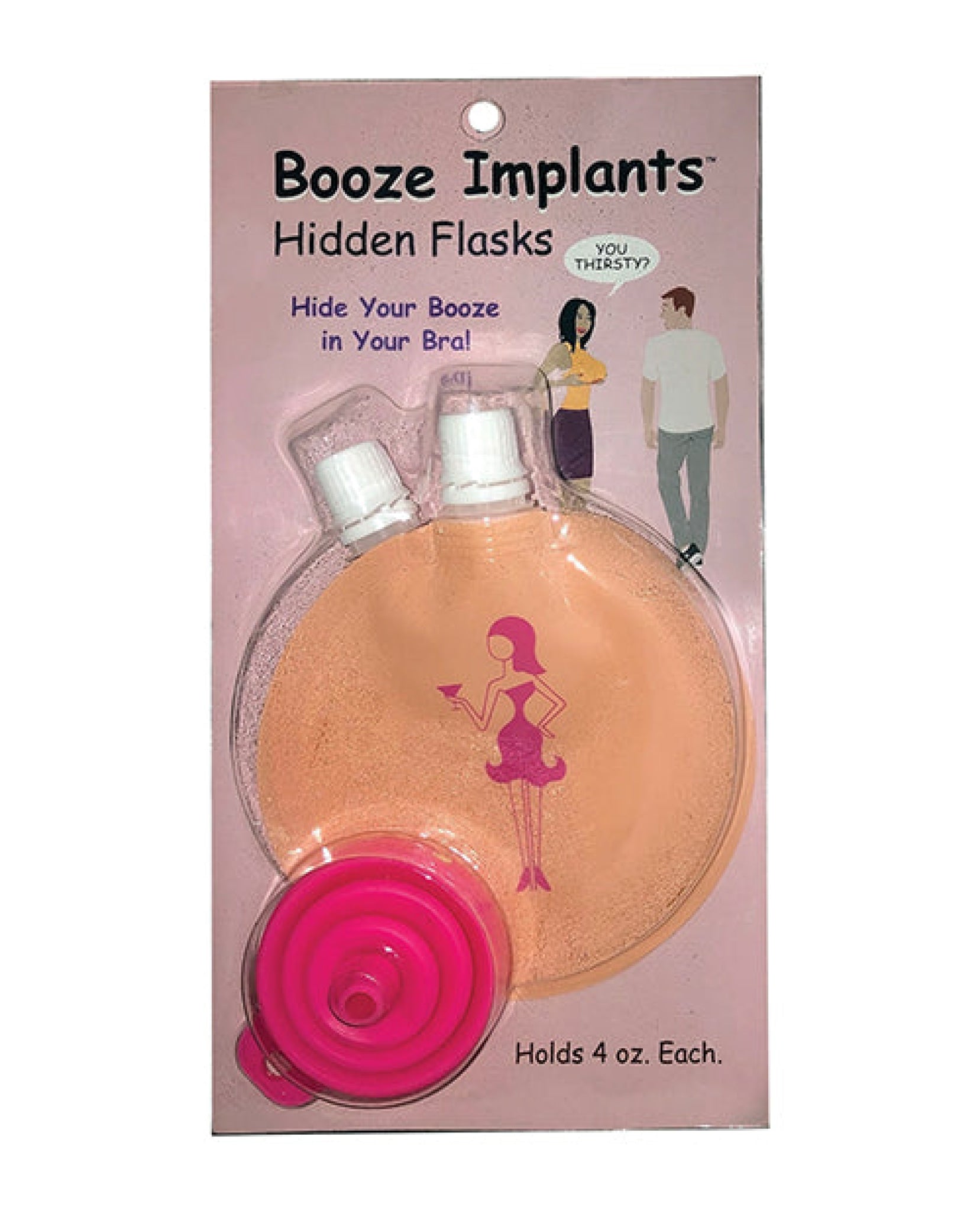 Image of Booze Implants Hidden Flask - 4 Oz Each