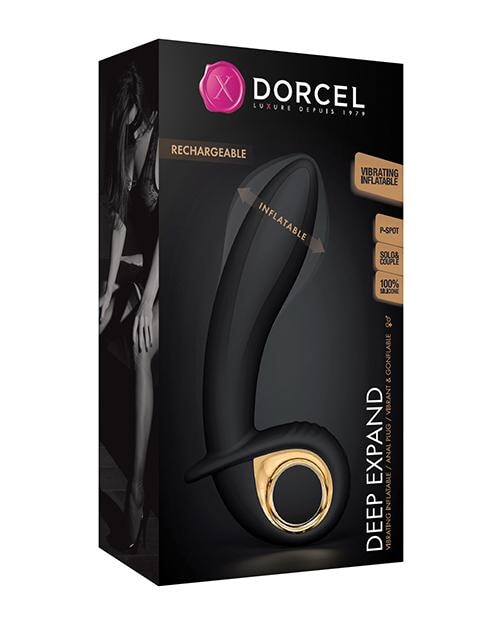 Dorcel Deep Expand Inflatable Vibrator - Black-gold