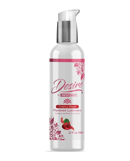 Swiss Navy Desire Cherry Blast Flavored Lubricant - 2 Oz