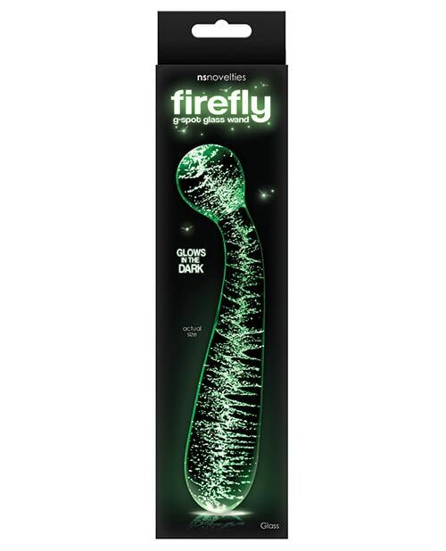 Firefly Glass G Spot Glow Wand - Clear