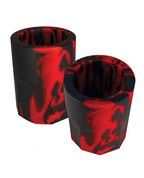 Oxballs Hognips 2 Nipple Suckers - Red-black