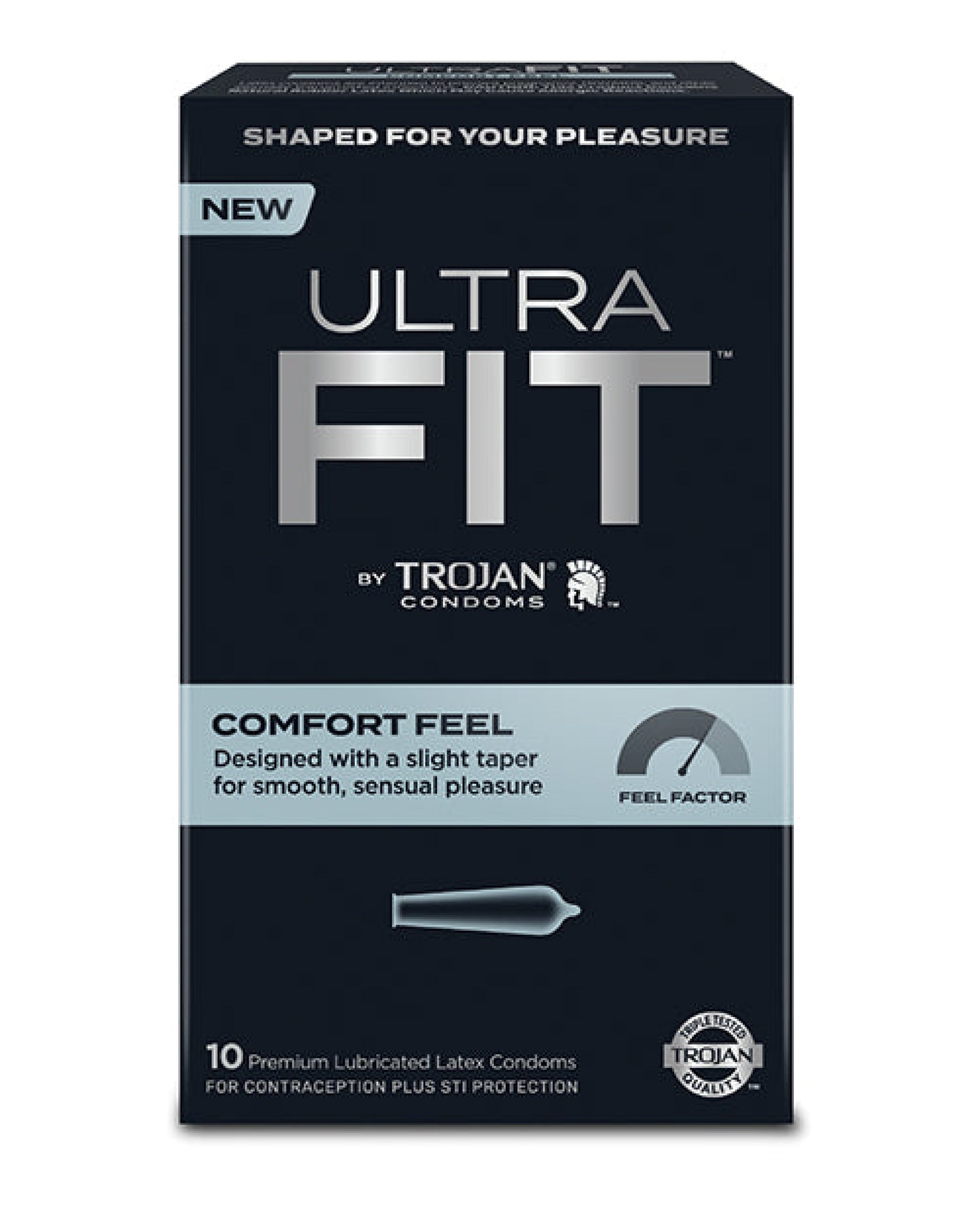 Trojan Ultrafit Comfort Feel Condom - Pack Of 10