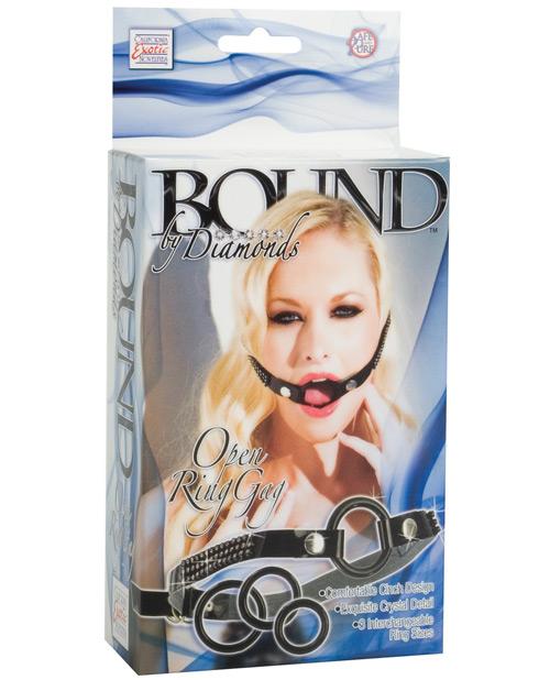 Bound By Diamonds Open Ring Gag