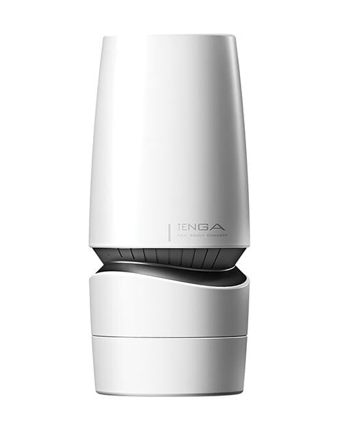 Tenga Aero Dial-operated Suction Control Masturbator - Silver Ring