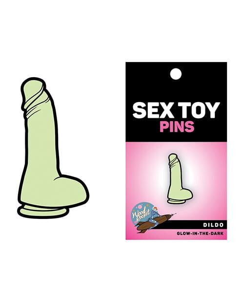 Wood Rocket Sex Toy Dildo Pin - Glow In The Dark