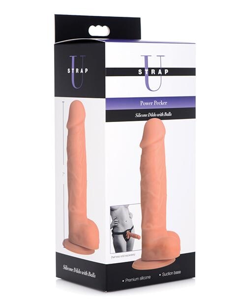 Strap-u Su Silicone Dildo W/balls