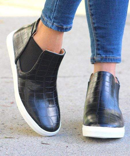 ankle high slip on sneakers