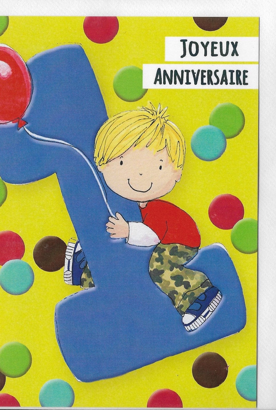 Carte De Souhait Anniversaire Garcon 1 An Il Etait Une Fois