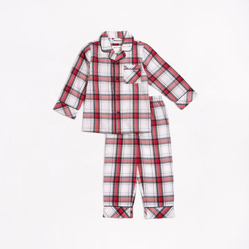 Classic Plaid Sherpa Lined Flannel Robe