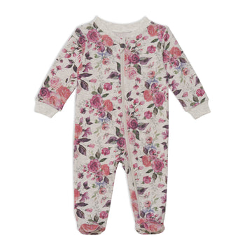 ORGANIC COTTON LONG SLEEVE PRINTED PAJAMA SET WITH ROSES – Trendy Tots  Winnipeg