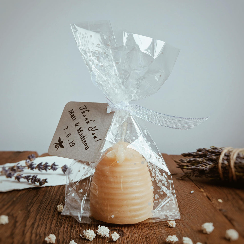 100% Pure Beeswax Skep Candle