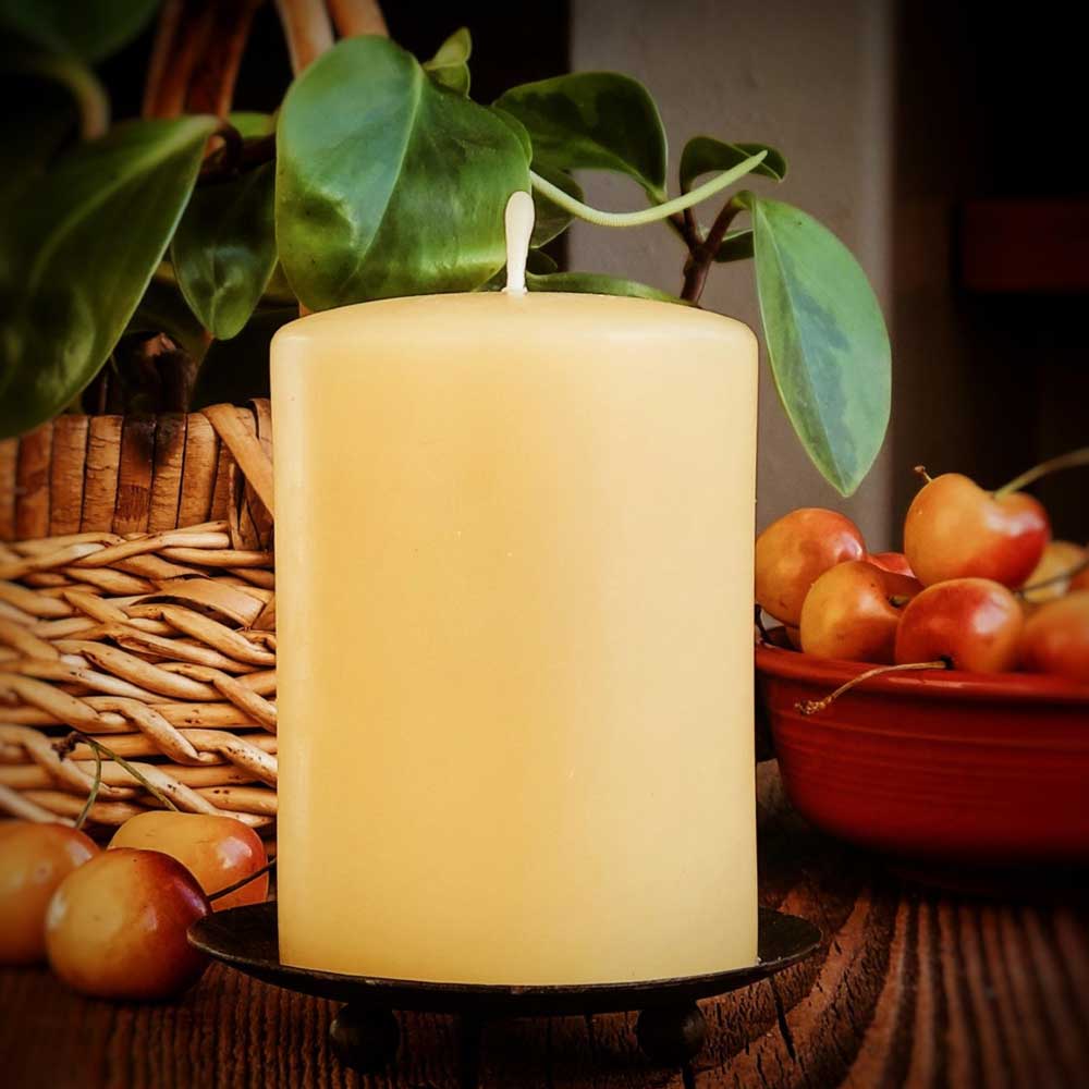 Love 3.5 Pure Beeswax Round Candle – BC Candles