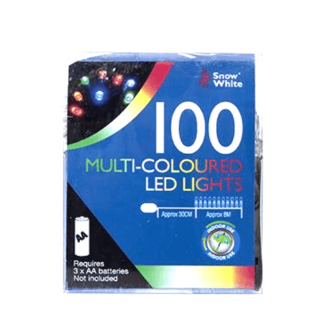 100 MULTI-COLOURED LED CHRISTMAS LIGHTS | Cheap Toys | PoundToy