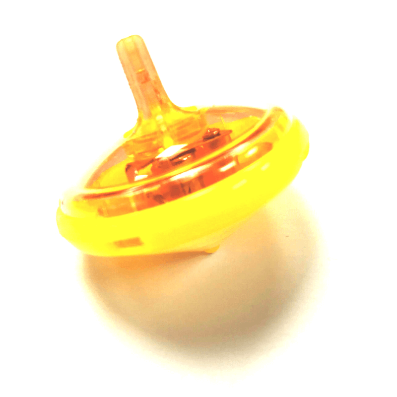 spinning top toy with lights