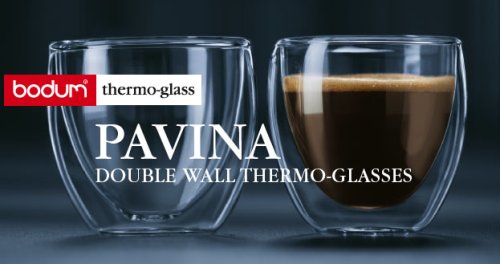Bodum Pavina 2 5 Ounce Double Wall Thermo Glasses Espresso Shot Set
