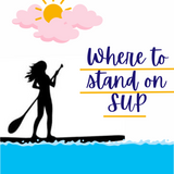 Where to stand on a paddleboard - poole harbour watersports