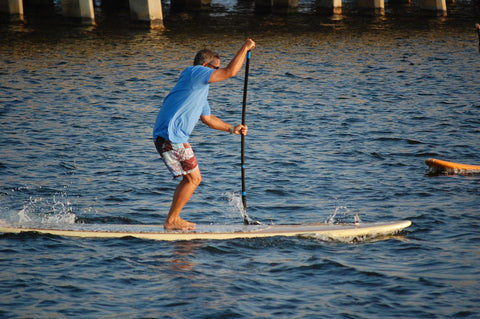 Where to stand on a paddleboard - Poole Harbour Watersports