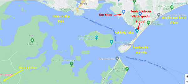 Spot guide map Poole