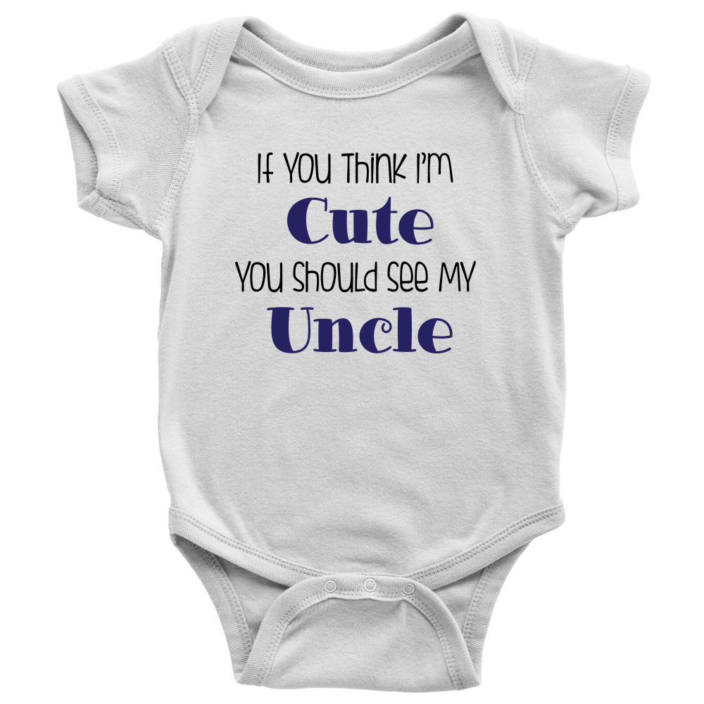 funny baby onesies from uncle