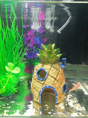 Spongebob Aquarium Decoration Fish Tank Ornaments Set Of 3