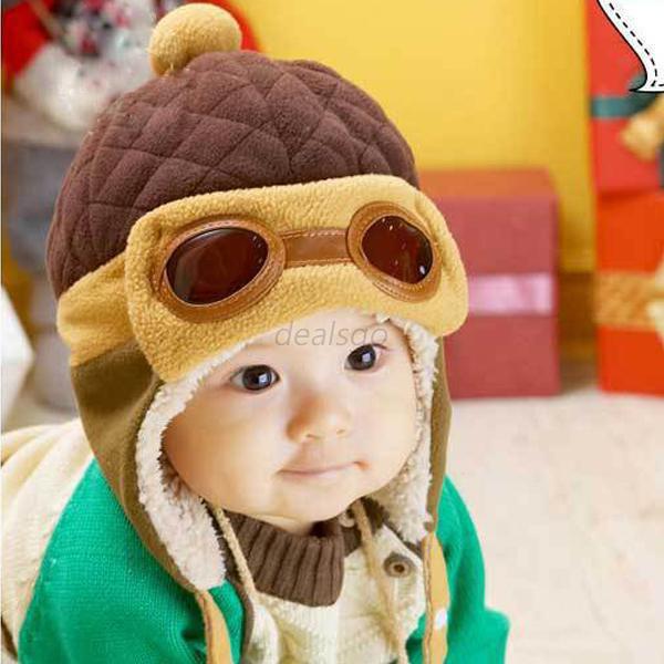 infant pilot hat