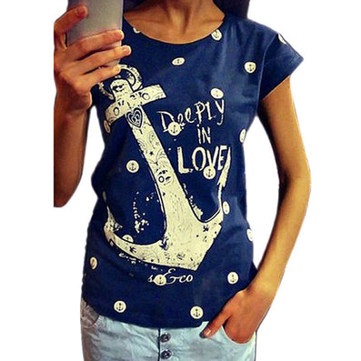 ladies anchor shirt