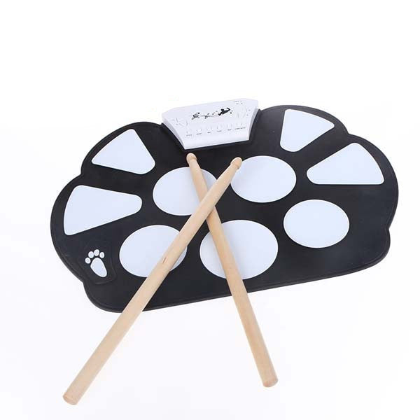 midi drum pad with sticks