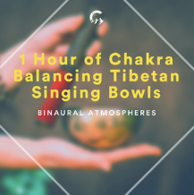 album cover one hour of chakra balancing tibetan singing bowl