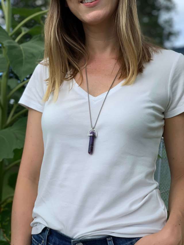 mindful breathing necklace