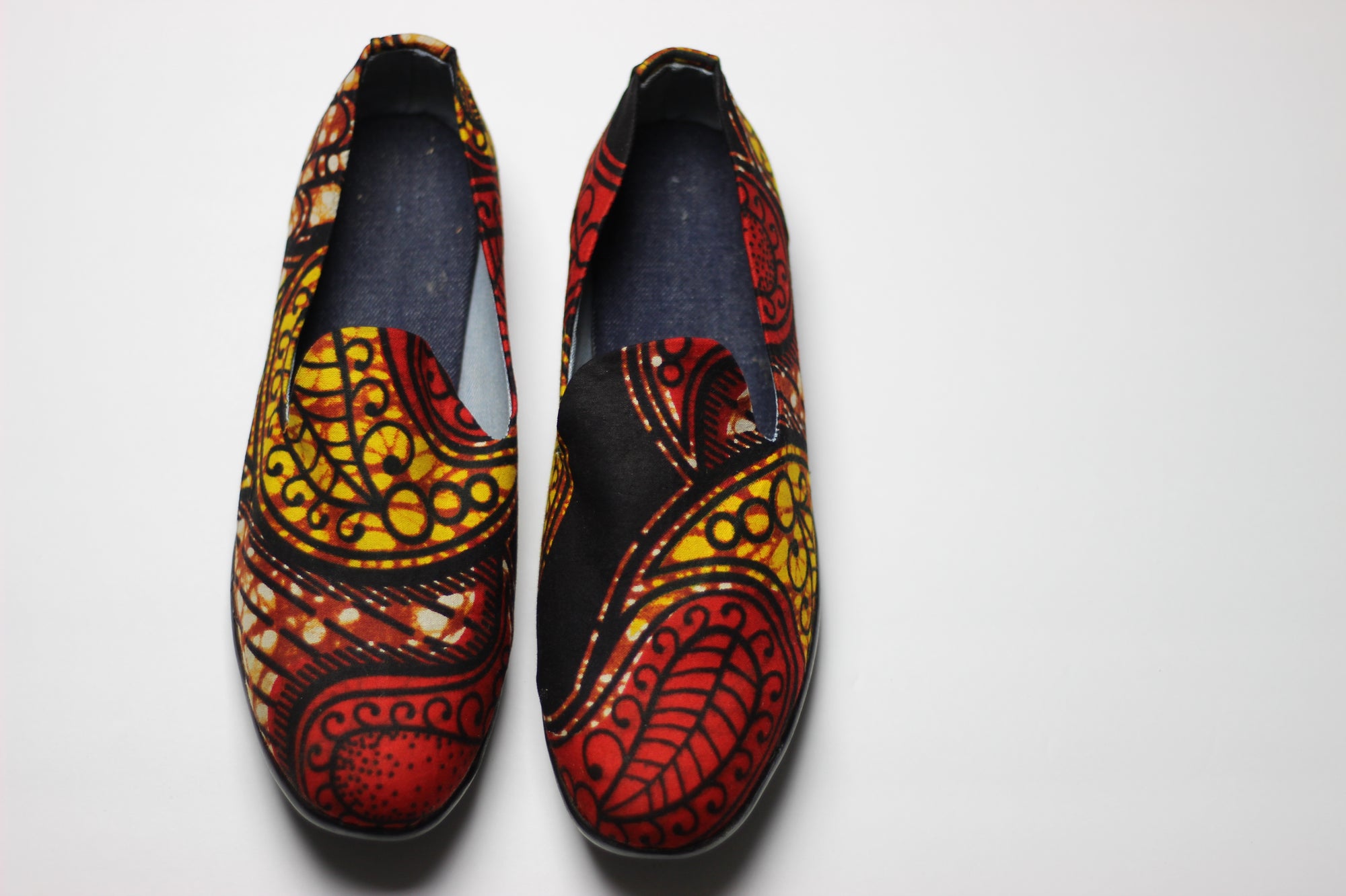 mens floral slip on shoes