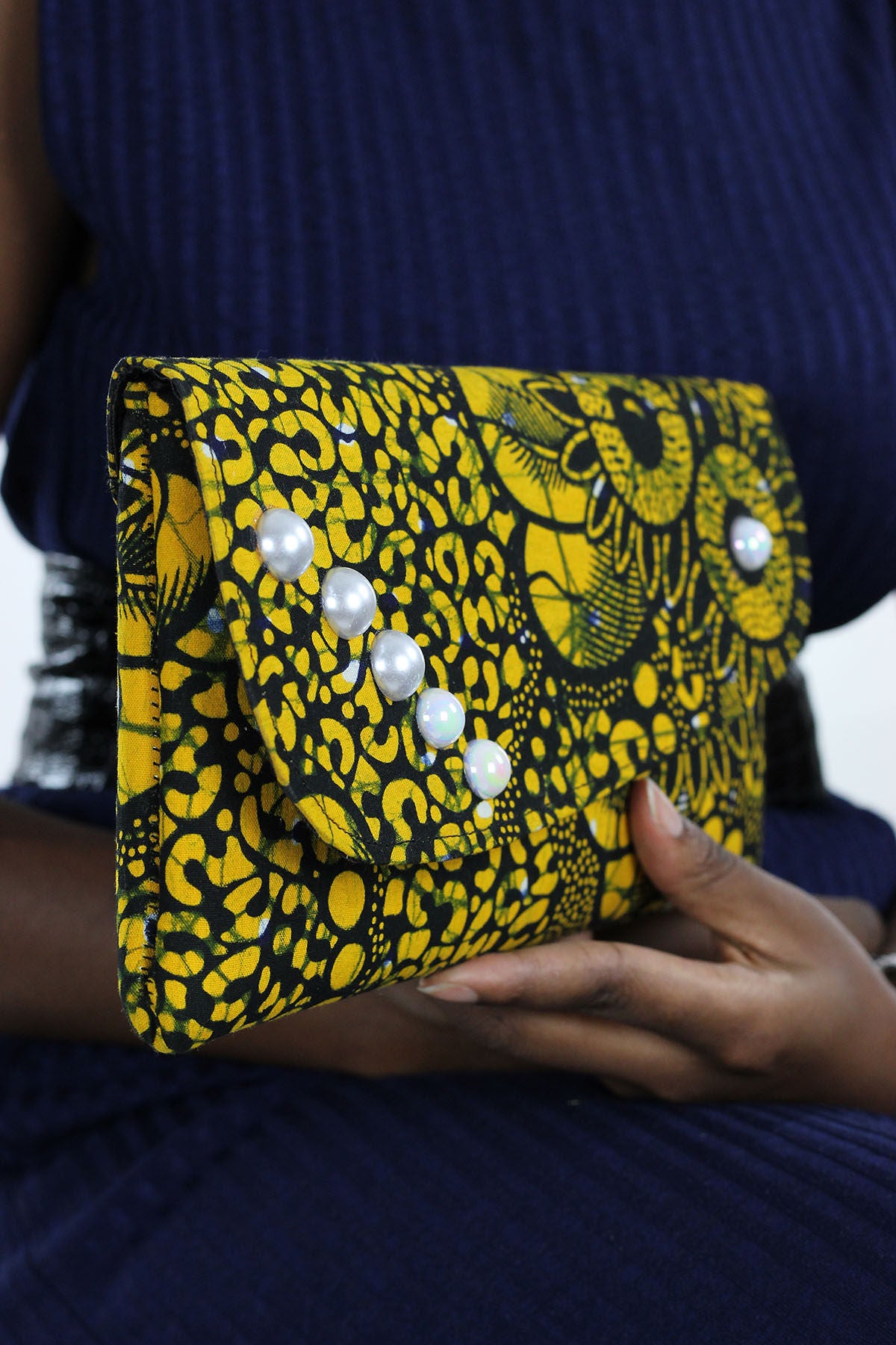 african print clutch purse