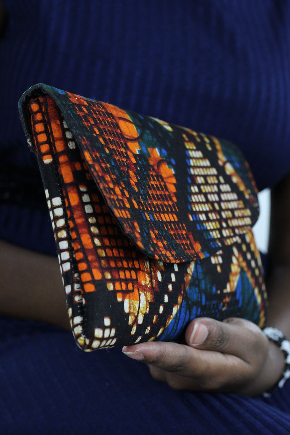 african print purse