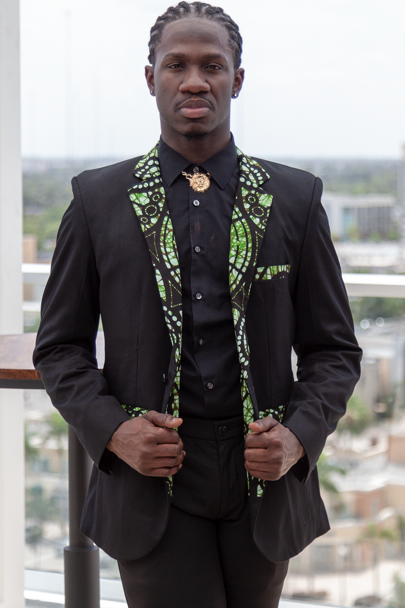 african print mens blazer