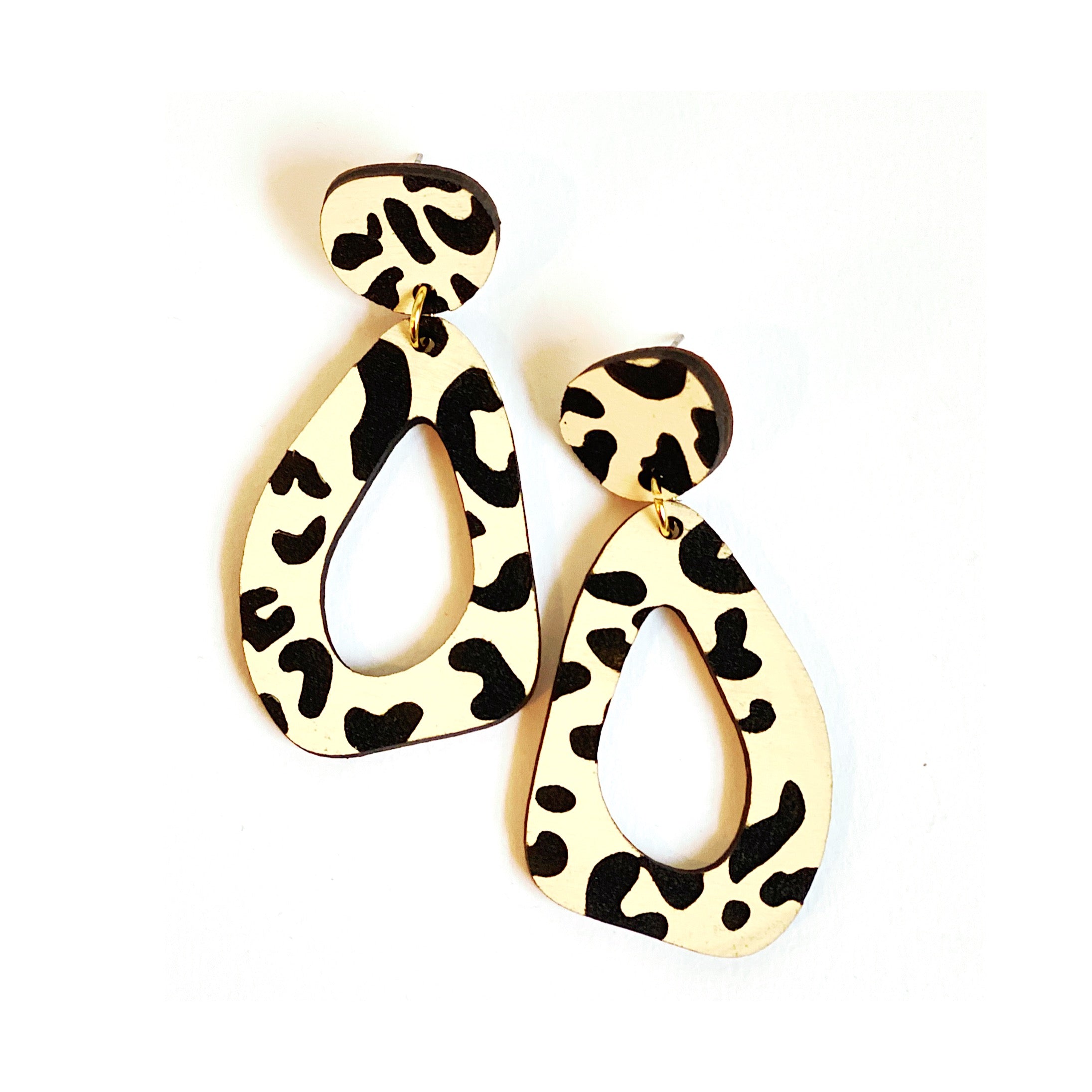 Leopard Statement Earrings
