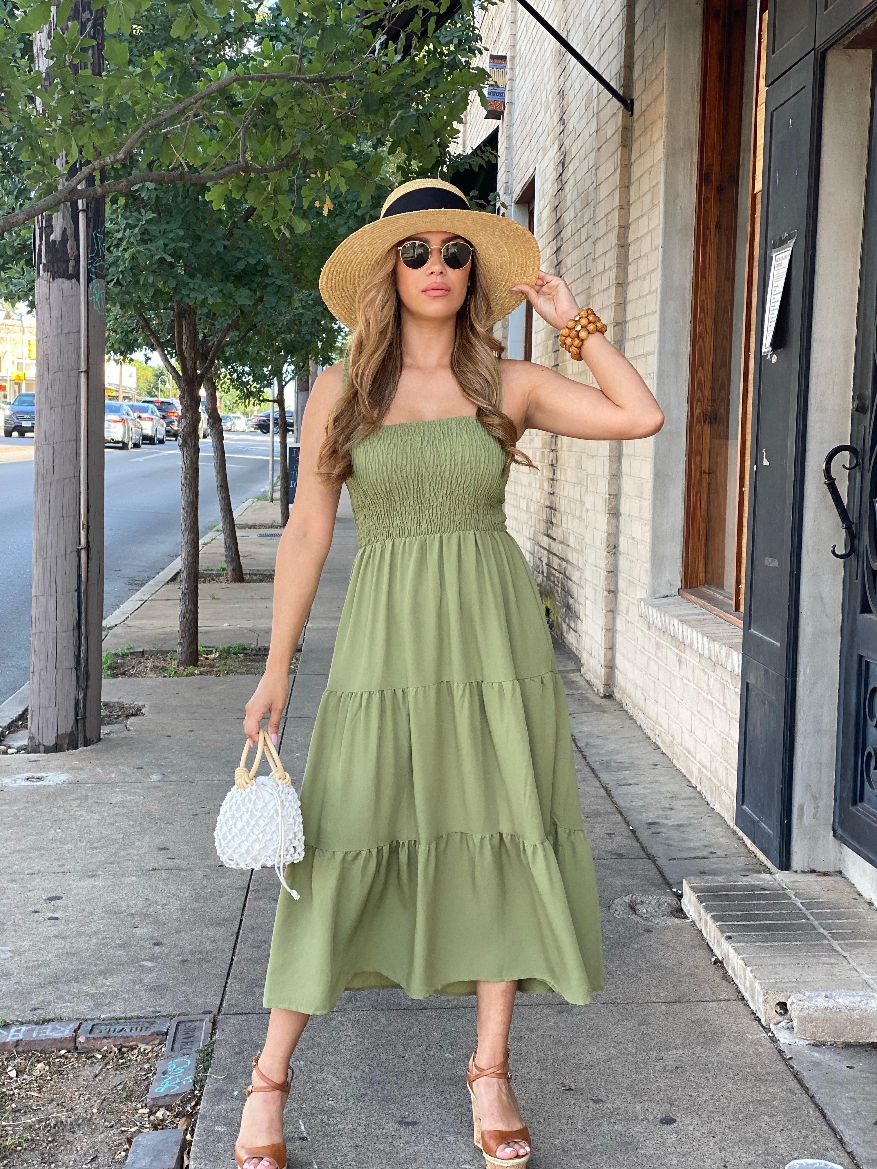 Olive MIDI Dress