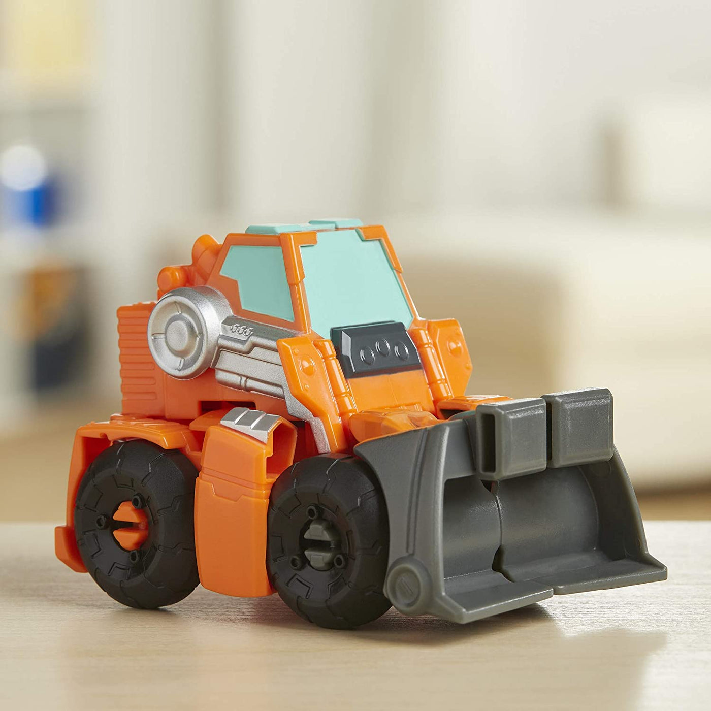 orange bulldozer transformer