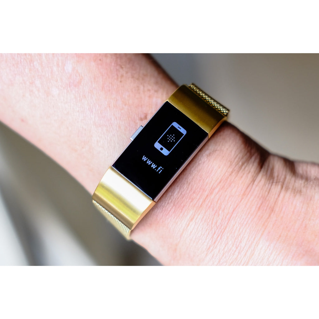 fitbit charge 2 gold band