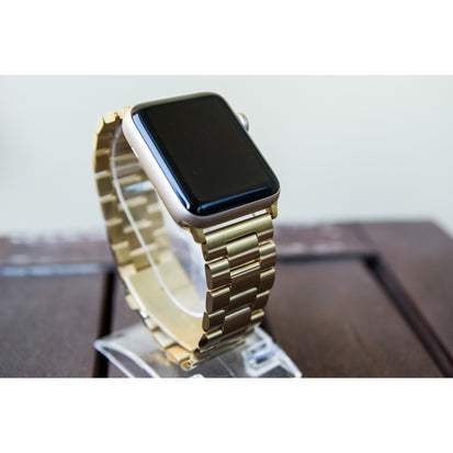 gold stainless steel watch band