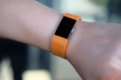 fitbit charge 3 orange band