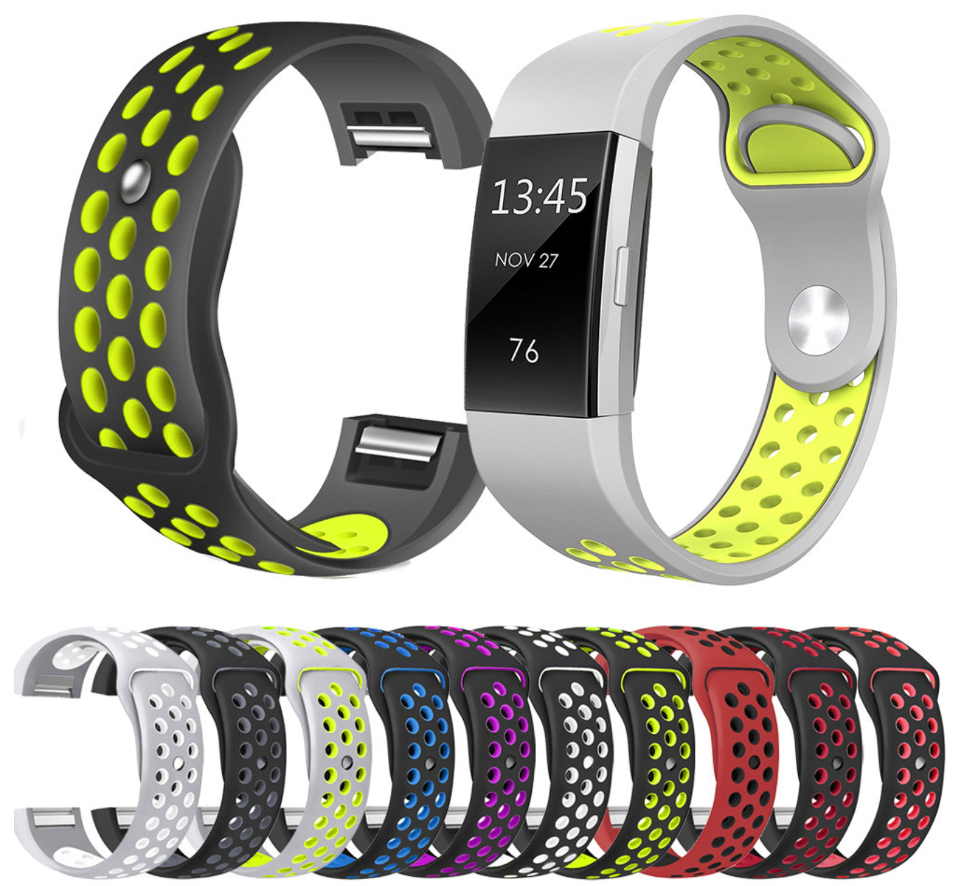 Ongewapend software Verhandeling Sports Fitbit Charge 2 Bands - OzStraps