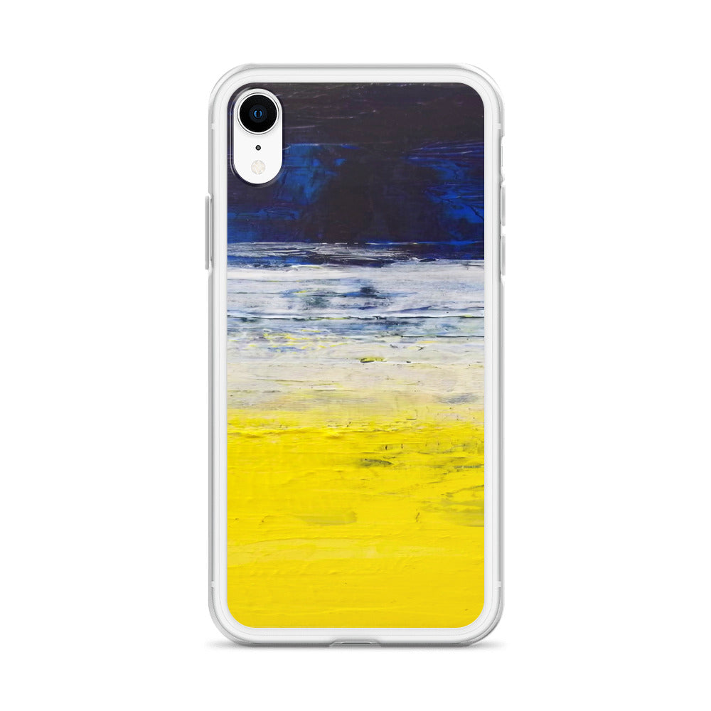 Blue Yellow IPHONE CASE Apple Modern 