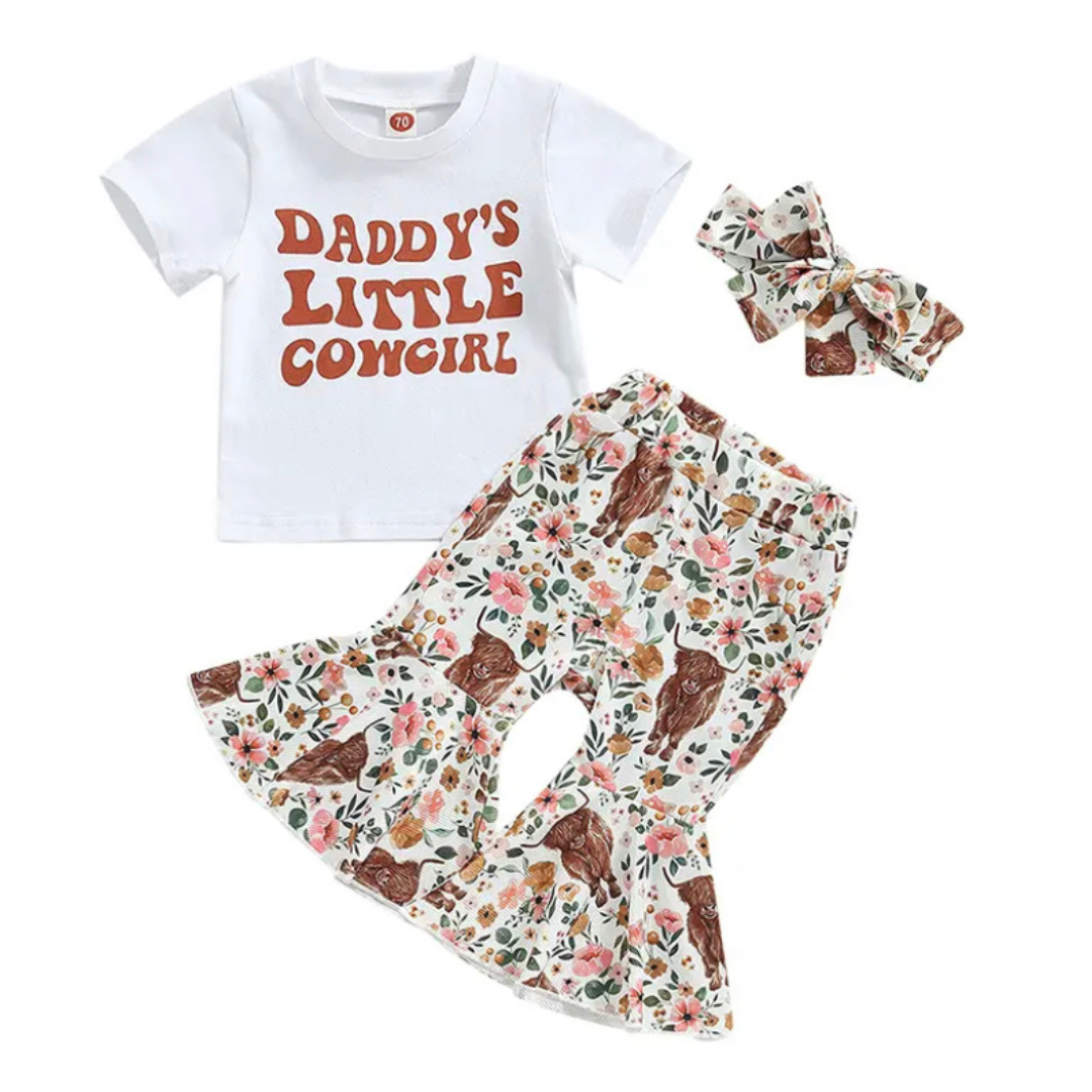 Daddy's Little Cowgirl Set